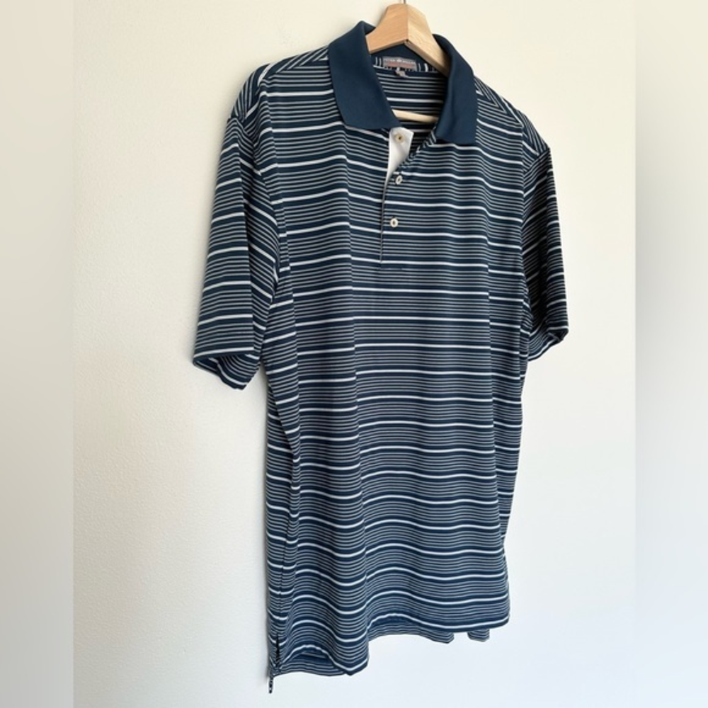 Peter Millar Summer Comfort Golf Polo Size L‎